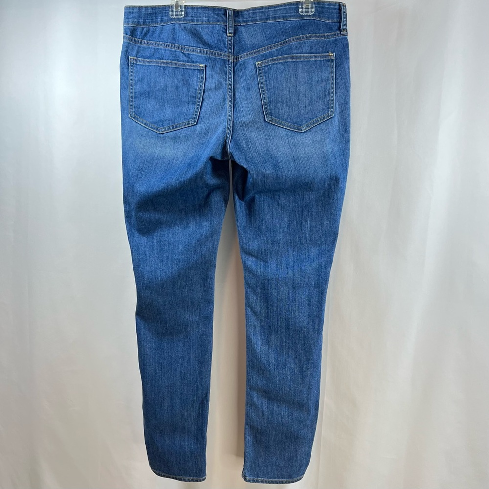 Old Navy The Diva Medium Wash Denim Straight Leg Jeans Sz 14